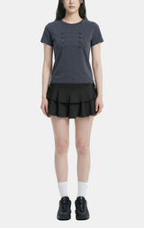 Vionna Braid Button Tee