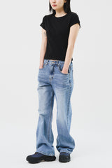 Koa Semi Bootscut Denim (2color)