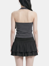 Livia Buckle Halter Top