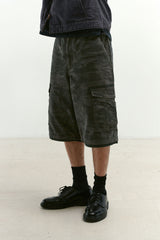 カモフィールドカーゴショーツ (Washed Gray)