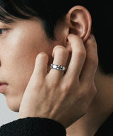 クローバーレールリングBK (925 silver)