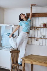 26SS★ Zesty Heart Crop Short Sleeve Tee