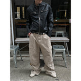 [PROMOTION] Vegan leather shoulder patch jacket