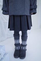 Nordic knit leg warmer (3color)