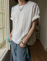 フロップベーシッククロップ半袖Tシャツ