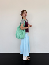 pastel canvas washing bag
