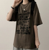 ワネレタリング オーバーフィット半袖Tシャツ