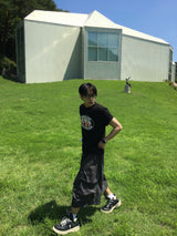 パームツリークロップ半袖Tシャツ 3C