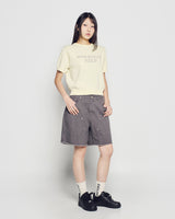 26SS ダブルニー デニム ショート パンツ