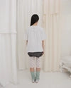 ティーカップクロシェットTシャツ/ メランジ