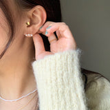 (silver925) スリーパールピアス *silver