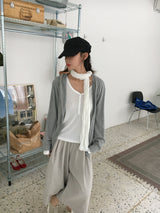 Slab Sweat 2-Way Hooded Zip Up (4c)
