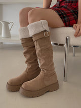 woolen long boots