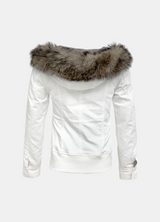 Mode Fur-Hood Short Jumper