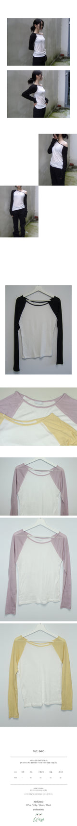 raglan off tee