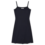 KIRSH PLAIN CHERRY SLIM FIT SLEEVELESS DRESS - DARK NAVY   