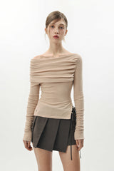 REI MINI SKIRT brown