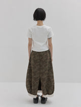 カモバルーンジャージースカート (Khaki)