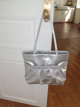 Easy ribbon bag_silver