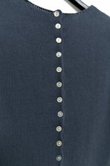 shell button short sleeve knit cardigan(3colors)