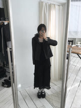 ラウンドカラージャケット