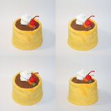 【MADE】whipped cream pudding (tissue case)