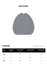 [Unisex] リザーブケーブルオーバーフィットニット [ネイビー]