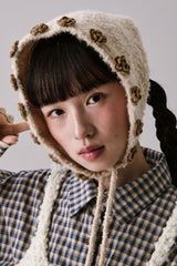 ブークレフラワーボンネット [Beige]