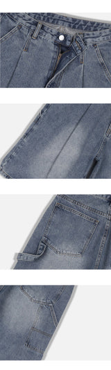 urban carpenter bermuda denim pants (blue)