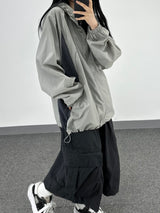 side mesh windbreaker