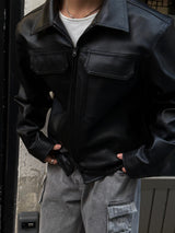 Poder leather jacket