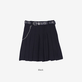 Elysium Belt Pleated Skirt