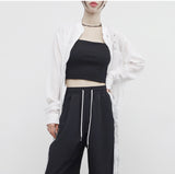 (Unisex) Davia Two Way String Zip-Up
