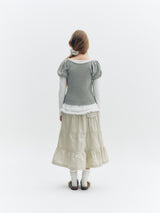 Dot Puff T-Shirt (Grey)