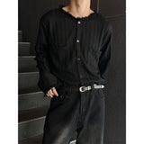 [F/W] Tassel cutting shirts jacket(2color)