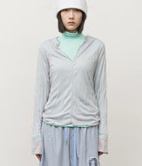 (W) Close Wrinkled Slit Top