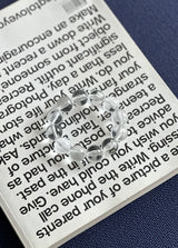 big ball strap - clear