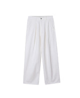 Cent Reverse Pintuck Cotton Pants