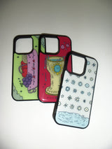 fruits and clouds epoxy phone case