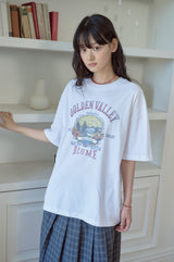 26SS★ バレーガーデンホワイト半袖Tシャツ
