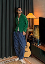 [virstyle original] INKKI two tuck Balloon Tapered Denim Pants 4COLOR