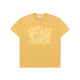 [24SS]  レイヤオールドスクールプリンティングショートスリーブTシャツ（イエロー）