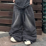 パネル デニム カーペンター パンツ