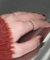 skein black ring(2set)