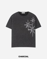 Bloom Crop Short Sleeve Knit