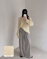 Sua loose fit boucle knitwear