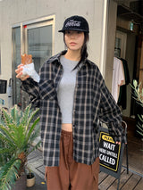スローツーウェイチェックシャツ (2C)