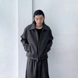 Pinstripe Zip Jacket