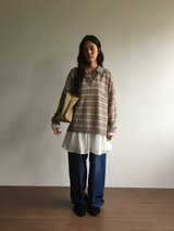 Raye V-neck Blouse Dress (2color)