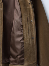 Mer crop suede jacket